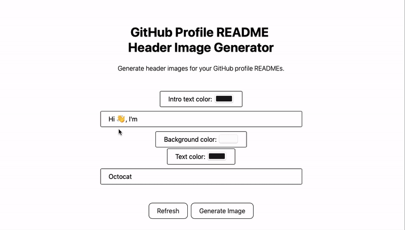 GitHub Profile README Header Image Generator - you shouldn't be seeing this text