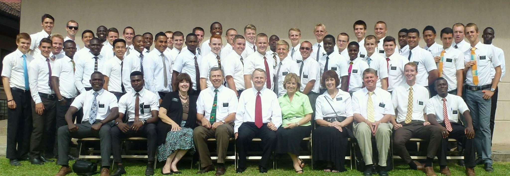 Banner image showing misionaries pictures from Ghana Accra west Mission