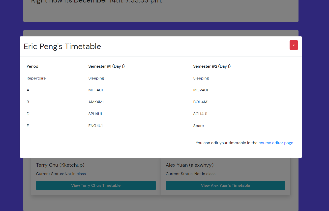 Timetable Viewer