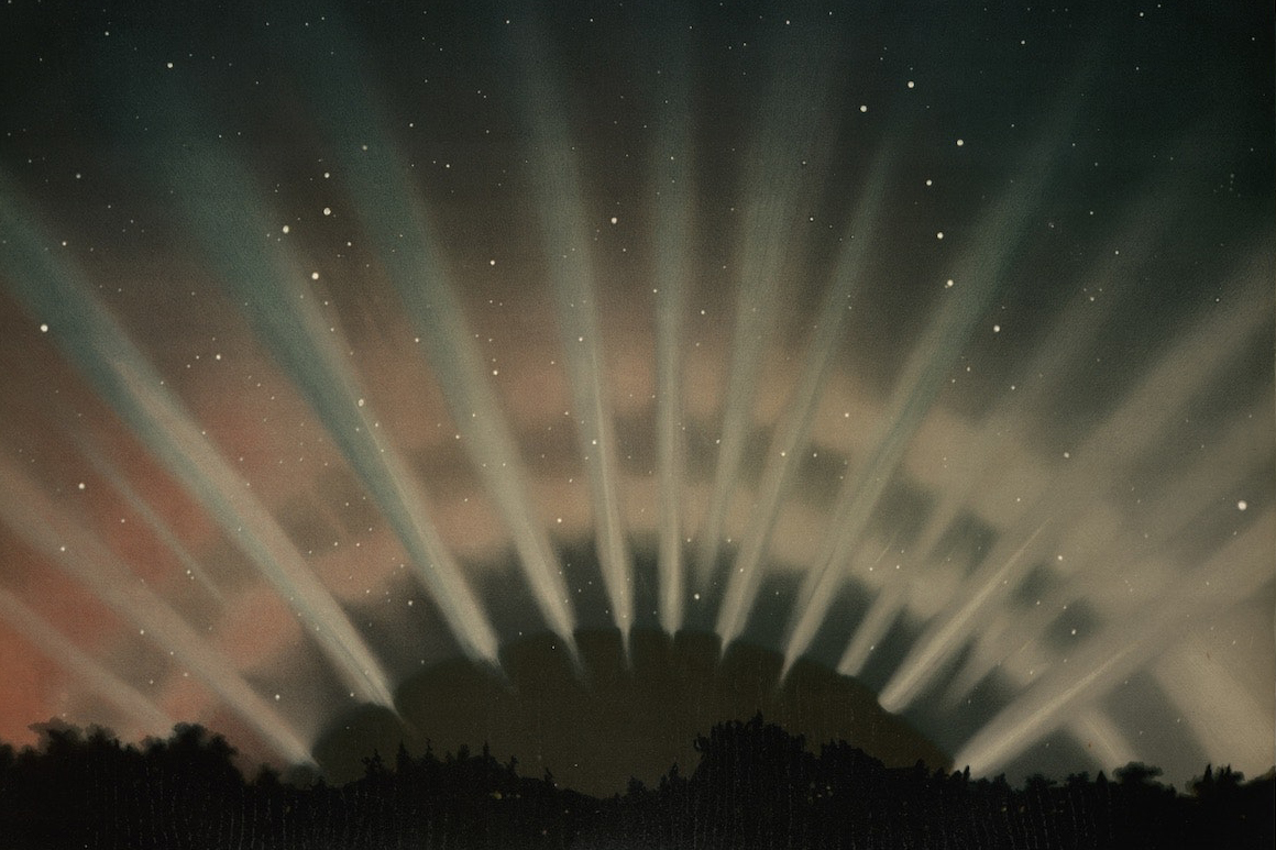 aurora borealis illustration