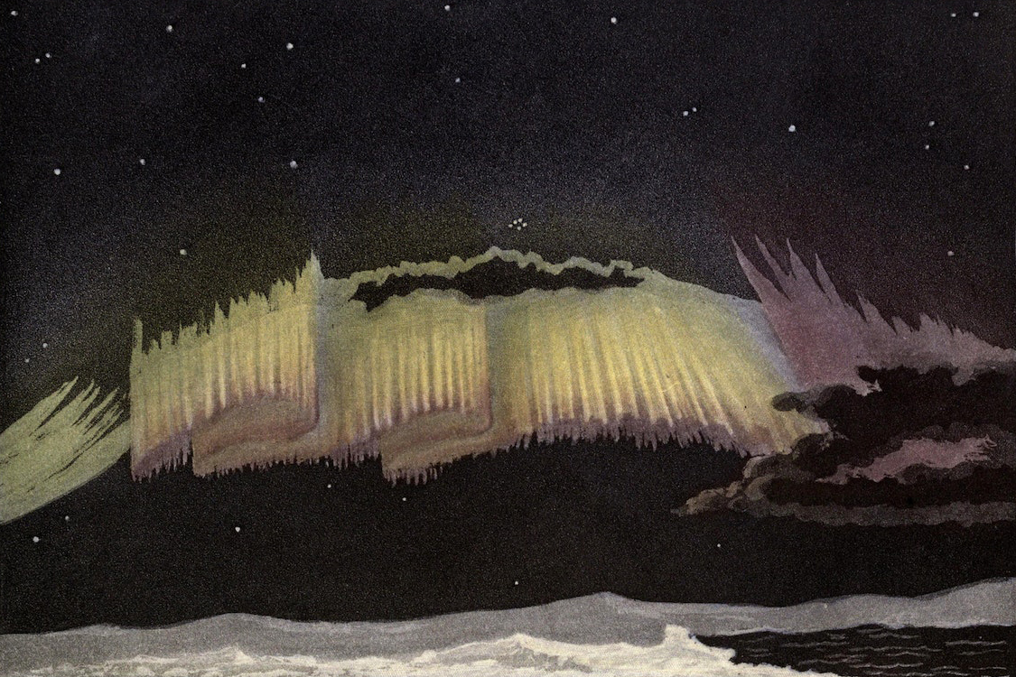 aurora borealis illustration