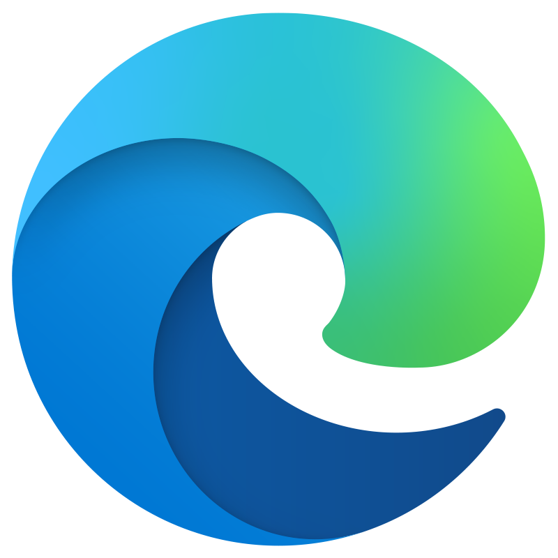 Microsoft Edge (Chromium) Logo at 800px