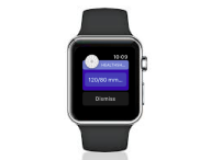 Apple watch with app open