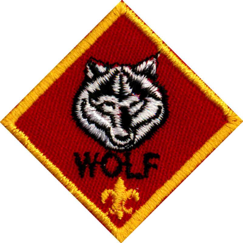 wolf badge