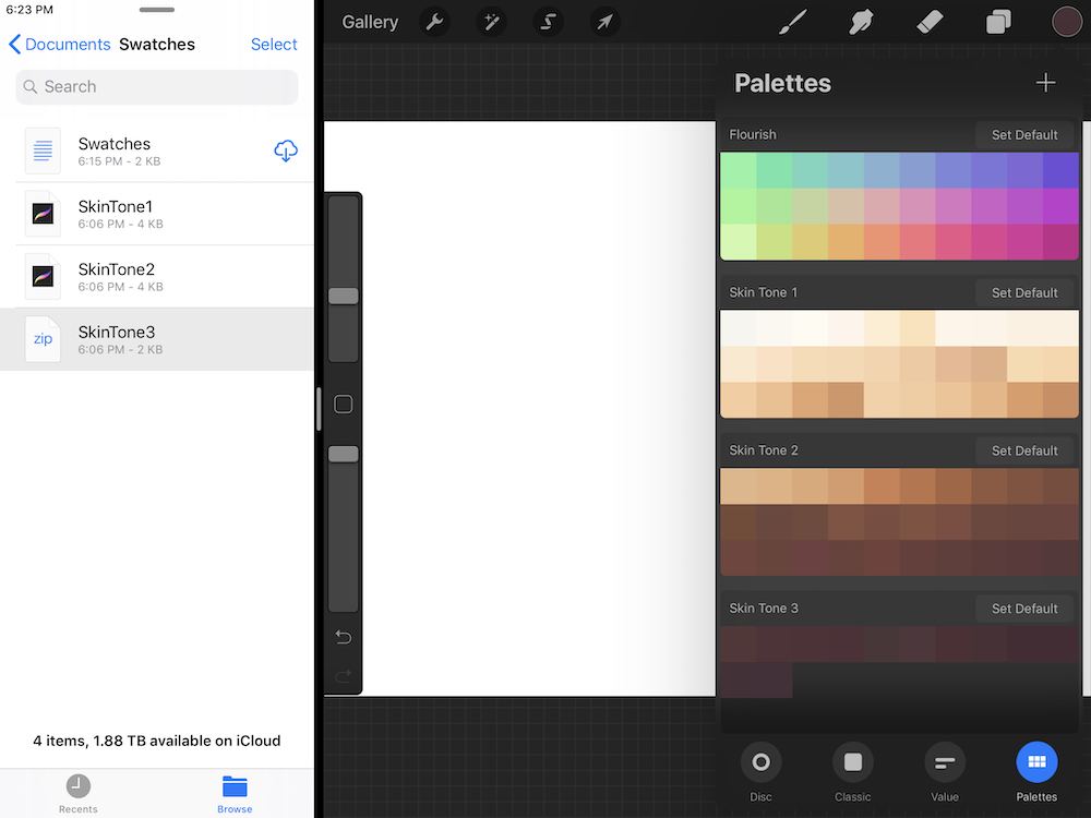 Download Skin Tones Palettes For Procreate