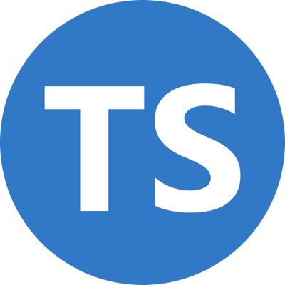 The logo for TypeScript