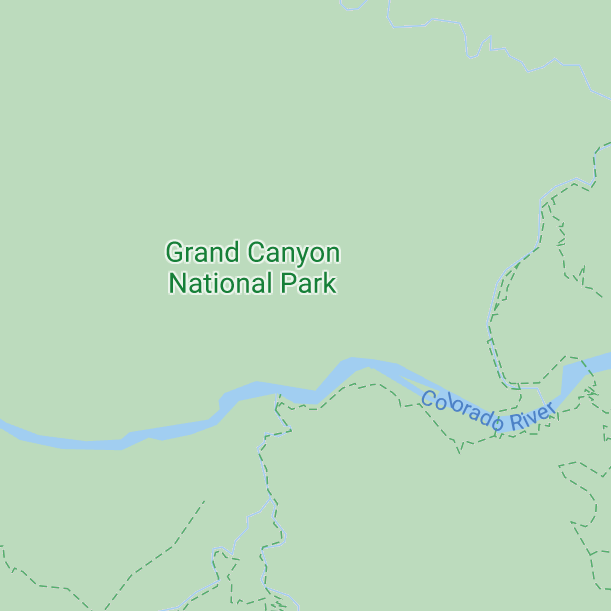 Map of Grand Canyon Arizona