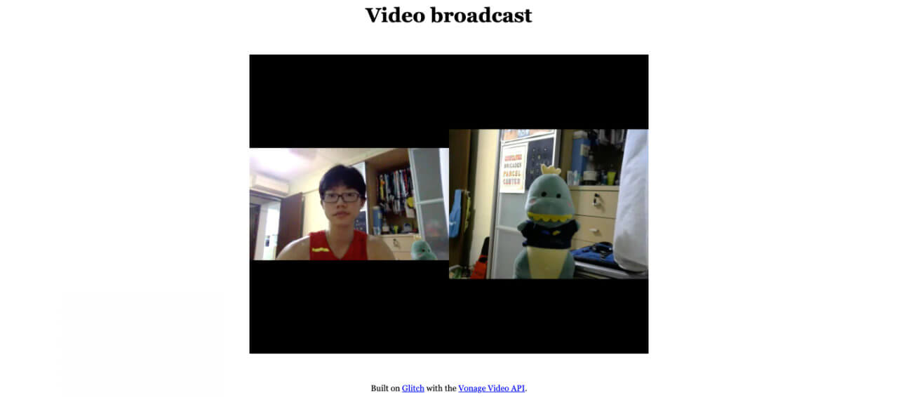 Broadcast page