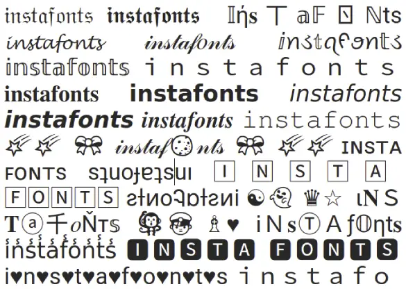 Instagram Fonts (???? ??? ?????) 80+ bio styles!