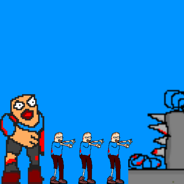 a picture of my zombie game
