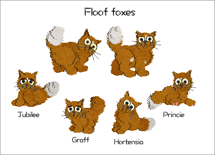 Floof foxes