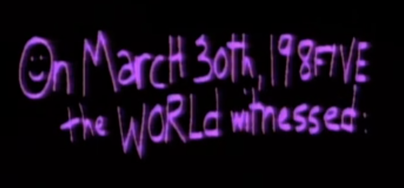 On March 30th, 198FIVE the WORLd witnessed: