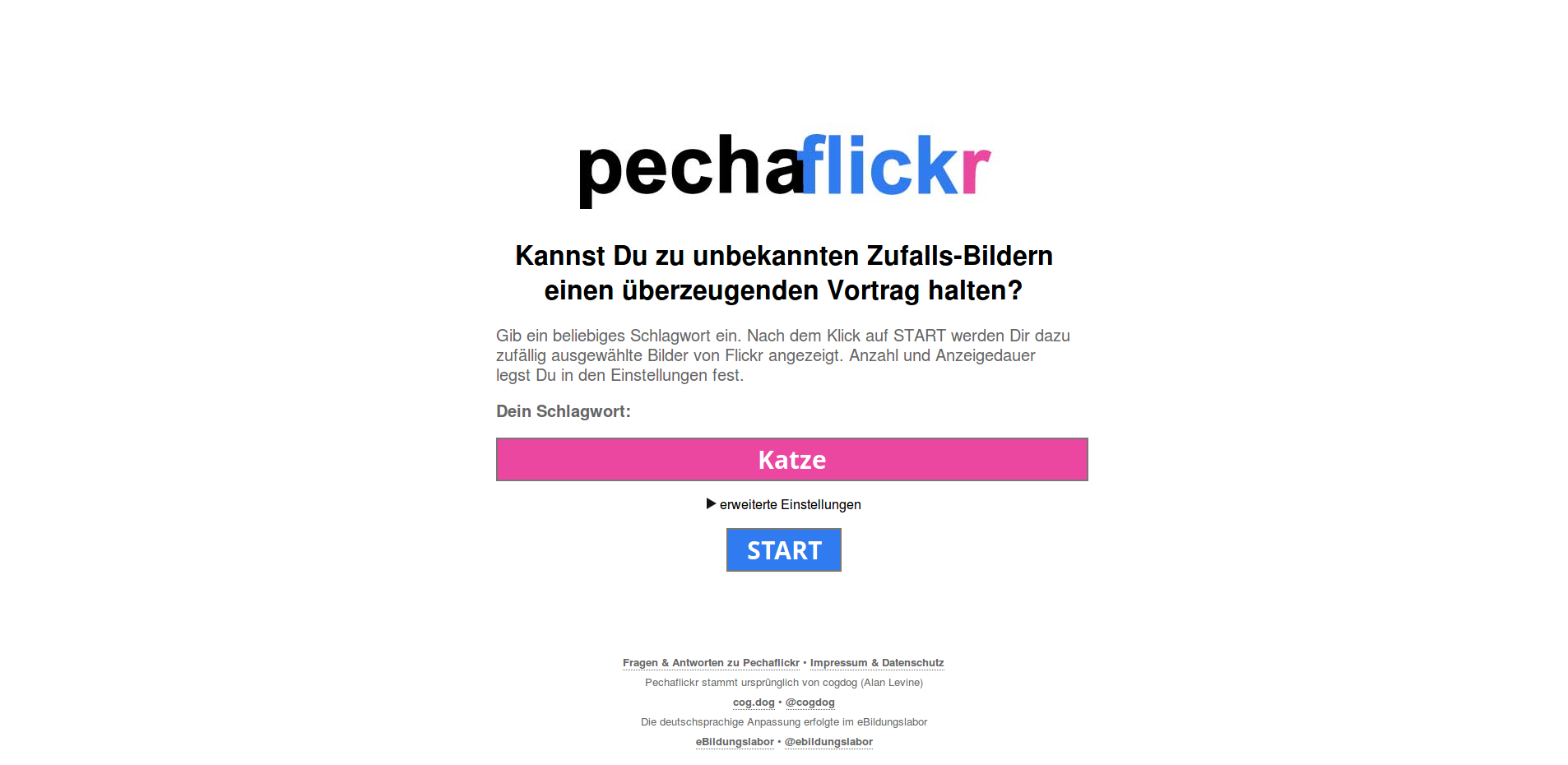 Screenshot Pechaflickr